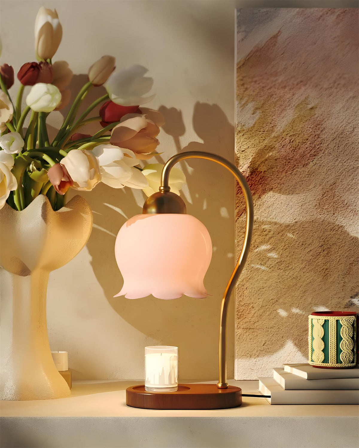 Lioreria Lampe de Table Chauffe-Parfums