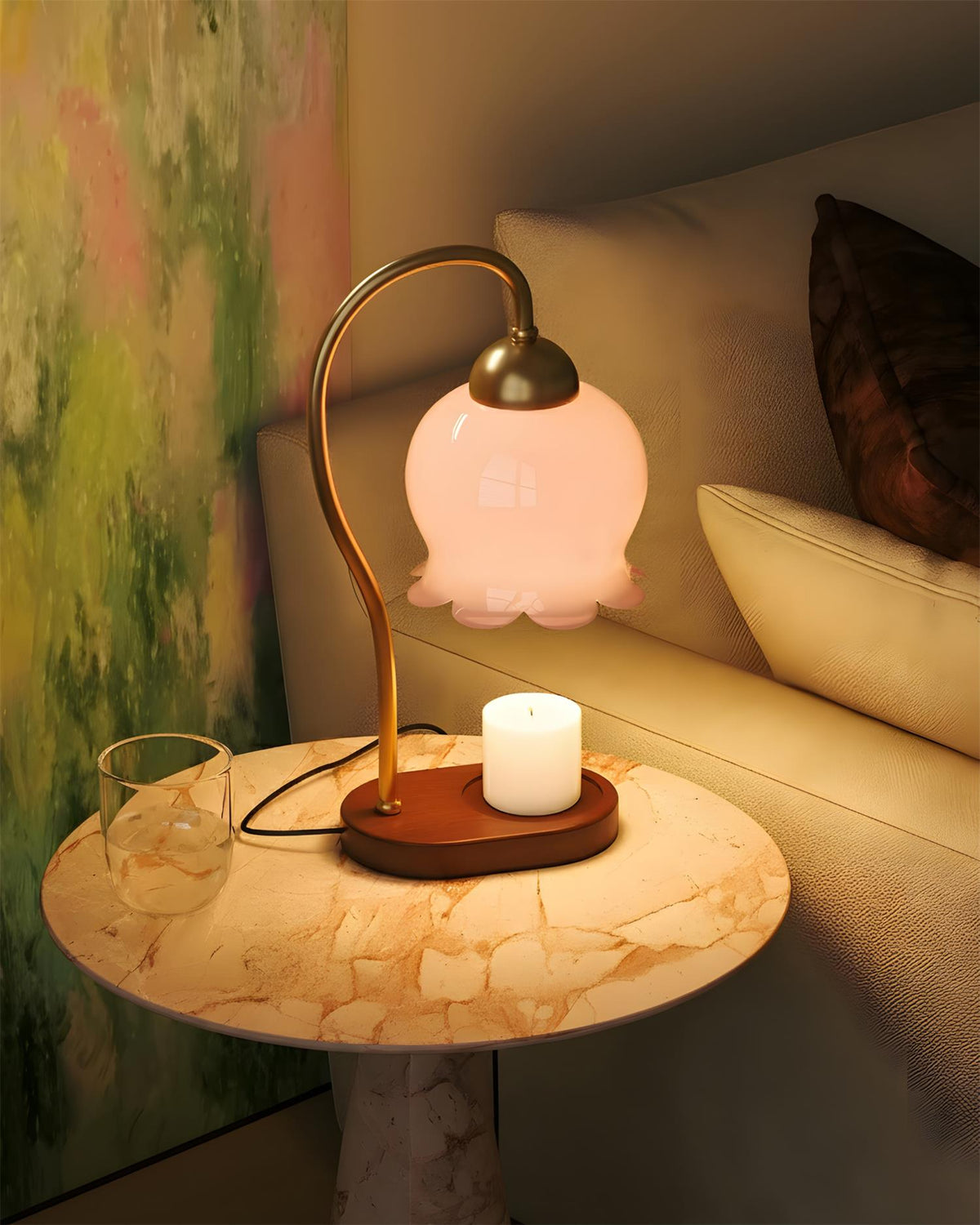 Lioreria Lampe de Table Chauffe-Parfums