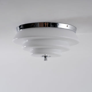 Tiered Glass Ceiling Light-Neutral Decor