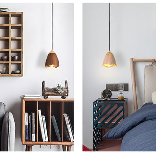 Ilvenel Suspension Moderne Minimaliste en Bois