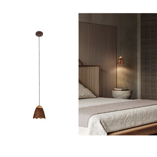 Ilvenel Suspension Moderne Minimaliste en Bois