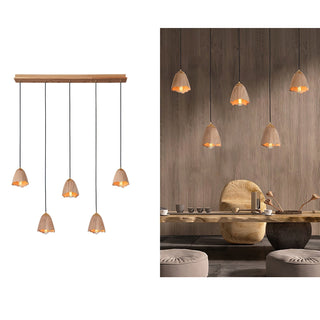 Ilvenel Suspension Moderne Minimaliste en Bois
