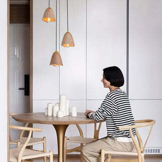 Ilvenel Suspension Moderne Minimaliste en Bois