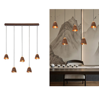 Ilvenel Suspension Moderne Minimaliste en Bois