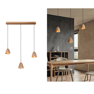 Ilvenel Suspension Moderne Minimaliste en Bois