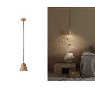 Ilvenel Suspension Moderne Minimaliste en Bois