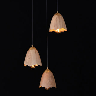 Ilvenel Suspension Moderne Minimaliste en Bois