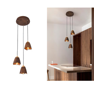Ilvenel Suspension Moderne Minimaliste en Bois
