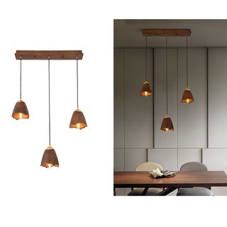 Ilvenel Suspension Moderne Minimaliste en Bois
