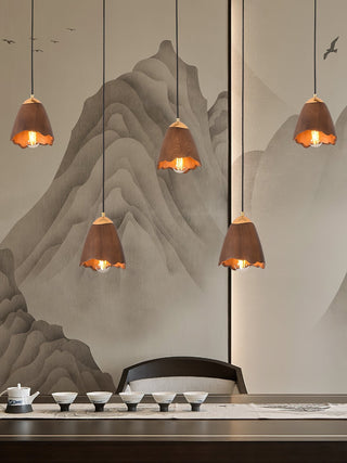 Ilvenel Suspension Moderne Minimaliste en Bois