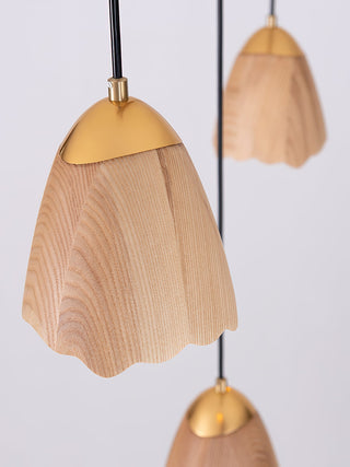 Ilvenel Suspension Moderne Minimaliste en Bois