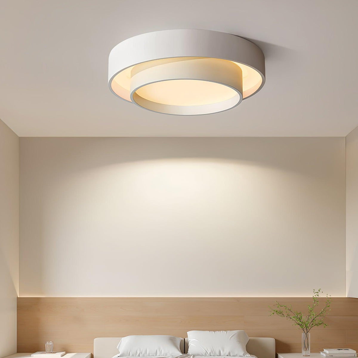 Velaline Plafonnier Double Couche Cylindre Moderne