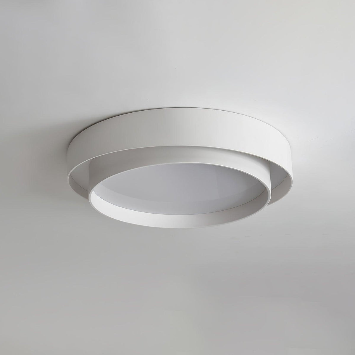 Orina Plafonnier design cylindrique à double anneau
