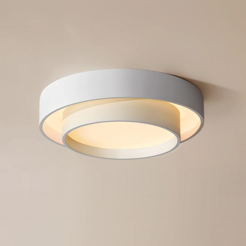 Velaline Plafonnier Double Couche Cylindre Moderne