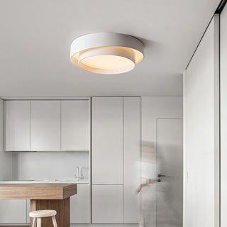 Orina Plafonnier design cylindrique à double anneau