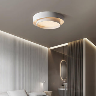 Orina Plafonnier design cylindrique à double anneau
