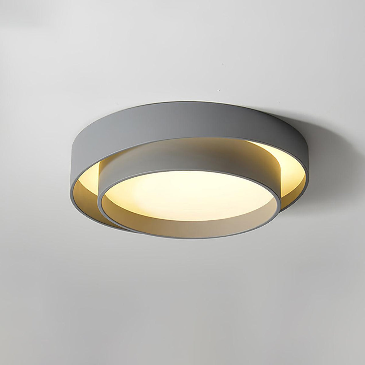 Velaline Plafonnier Double Couche Cylindre Moderne