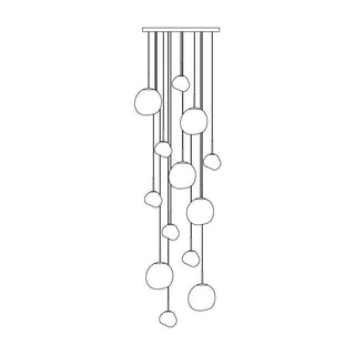 Milo Suspension Soufflé Cluster Irrégulier Sculptural