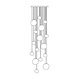Milo Suspension Soufflé Cluster Irrégulier Sculptural