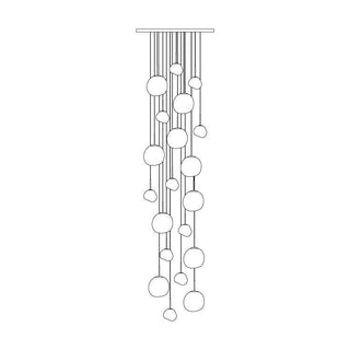 Milo Suspension Soufflé Cluster Irrégulier Sculptural
