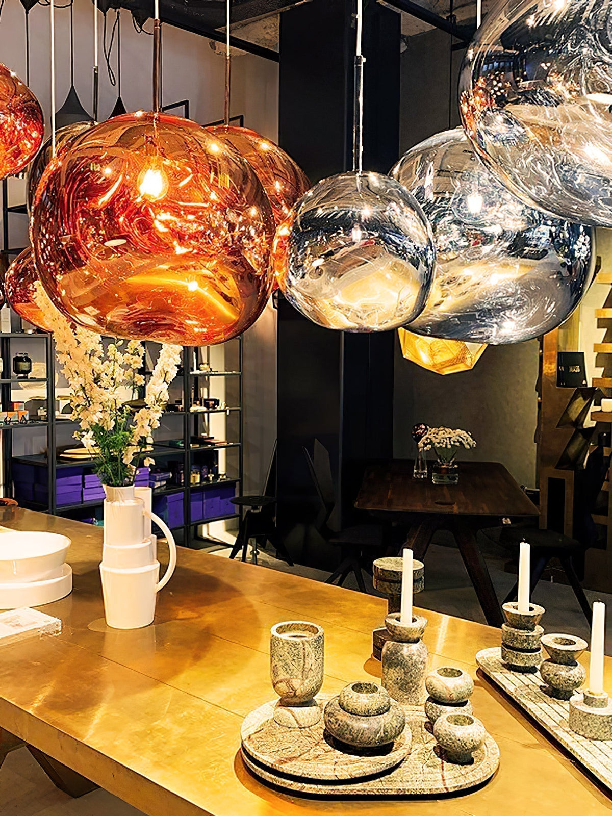 Milo Suspension Soufflé Cluster Irrégulier Sculptural