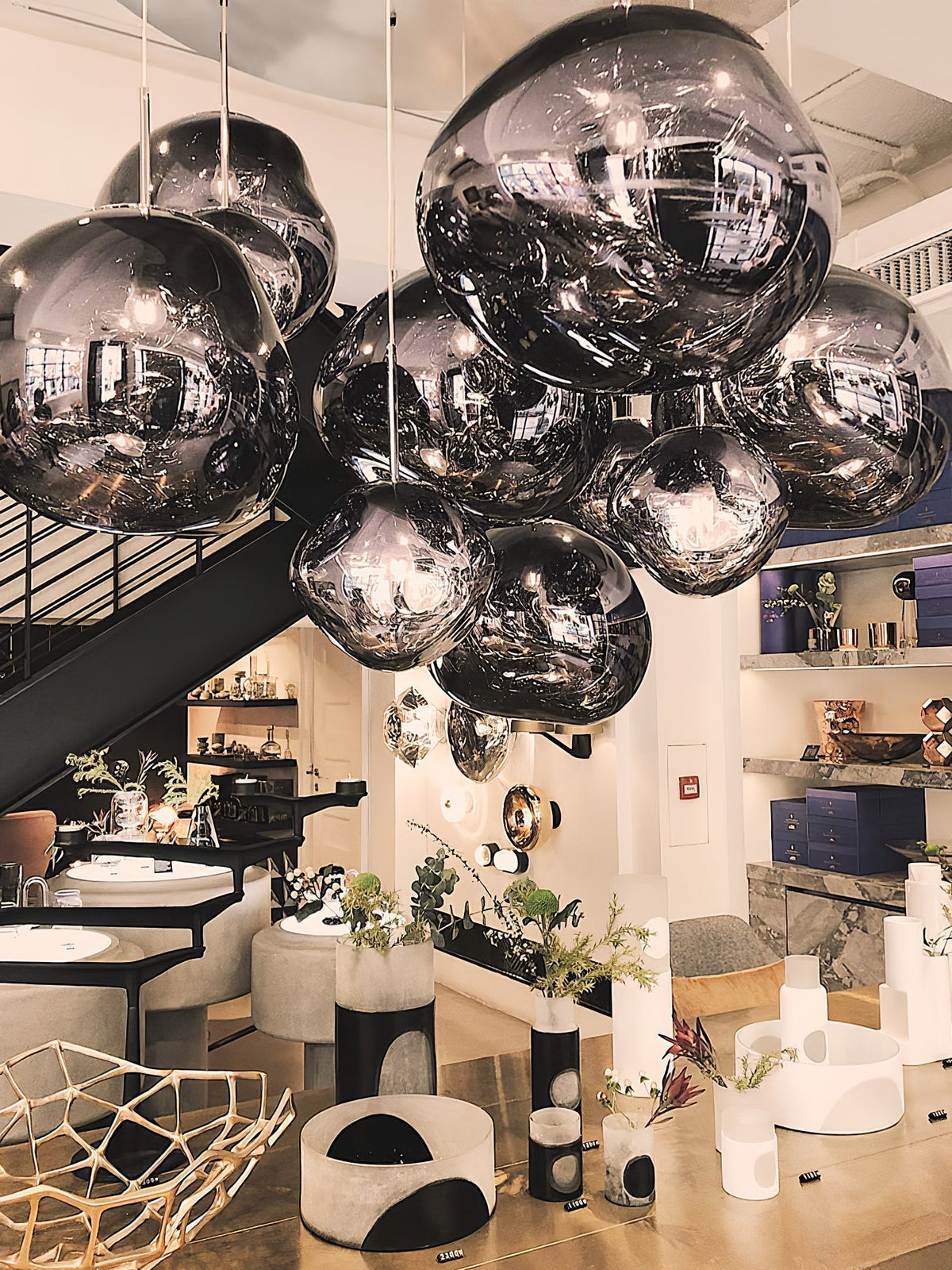 Milo Suspension Soufflé Cluster Irrégulier Sculptural