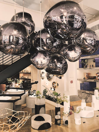 Multi Lava Round Pendant Lamp-Neutral Decor