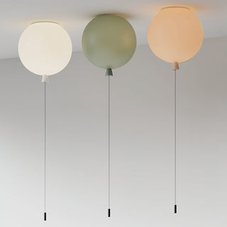 Balloon Dream Glass Ceiling Light-Neutral Decor