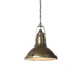 Coshae Suspension Métal Verre Industriel Vintage