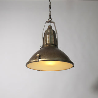 Coshae Suspension Métal Verre Industriel Vintage