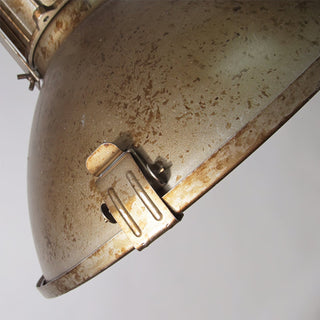 Coshae Suspension Métal Verre Industriel Vintage