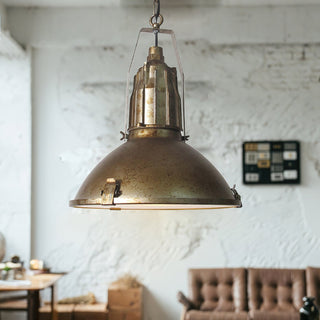 Coshae Suspension Métal Verre Industriel Vintage
