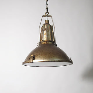Coshae Suspension Métal Verre Industriel Vintage