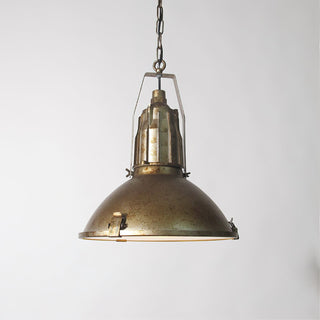 Coshae Suspension Métal Verre Industriel Vintage