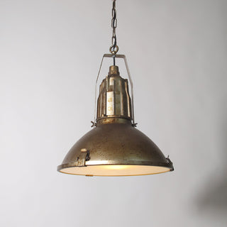 Coshae Suspension Métal Verre Industriel Vintage