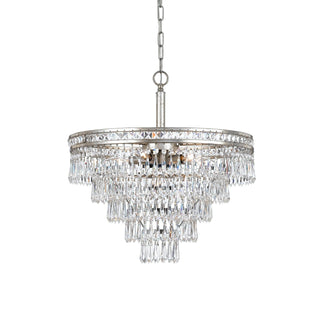 Eurvaryra Lustre Métal Cristal Luxe Postmoderne