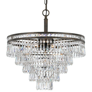 Eurvaryra Lustre Métal Cristal Luxe Postmoderne