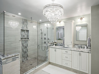 Eurvaryra Lustre Métal Cristal Luxe Postmoderne