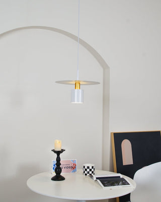 Solara Lampe suspendue cylindrique à disque industriel
