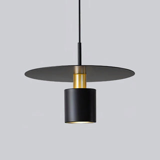 Solara Lampe suspendue cylindrique à disque industriel