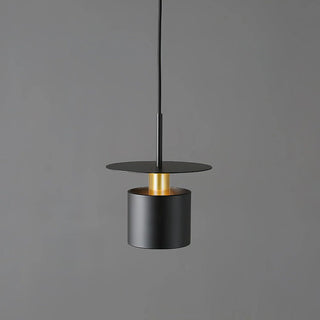 Solara Lampe suspendue cylindrique à disque industriel
