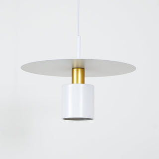 Solara Lampe suspendue cylindrique à disque industriel
