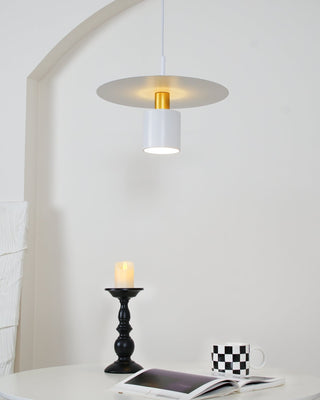 Solara Lampe suspendue cylindrique à disque industriel