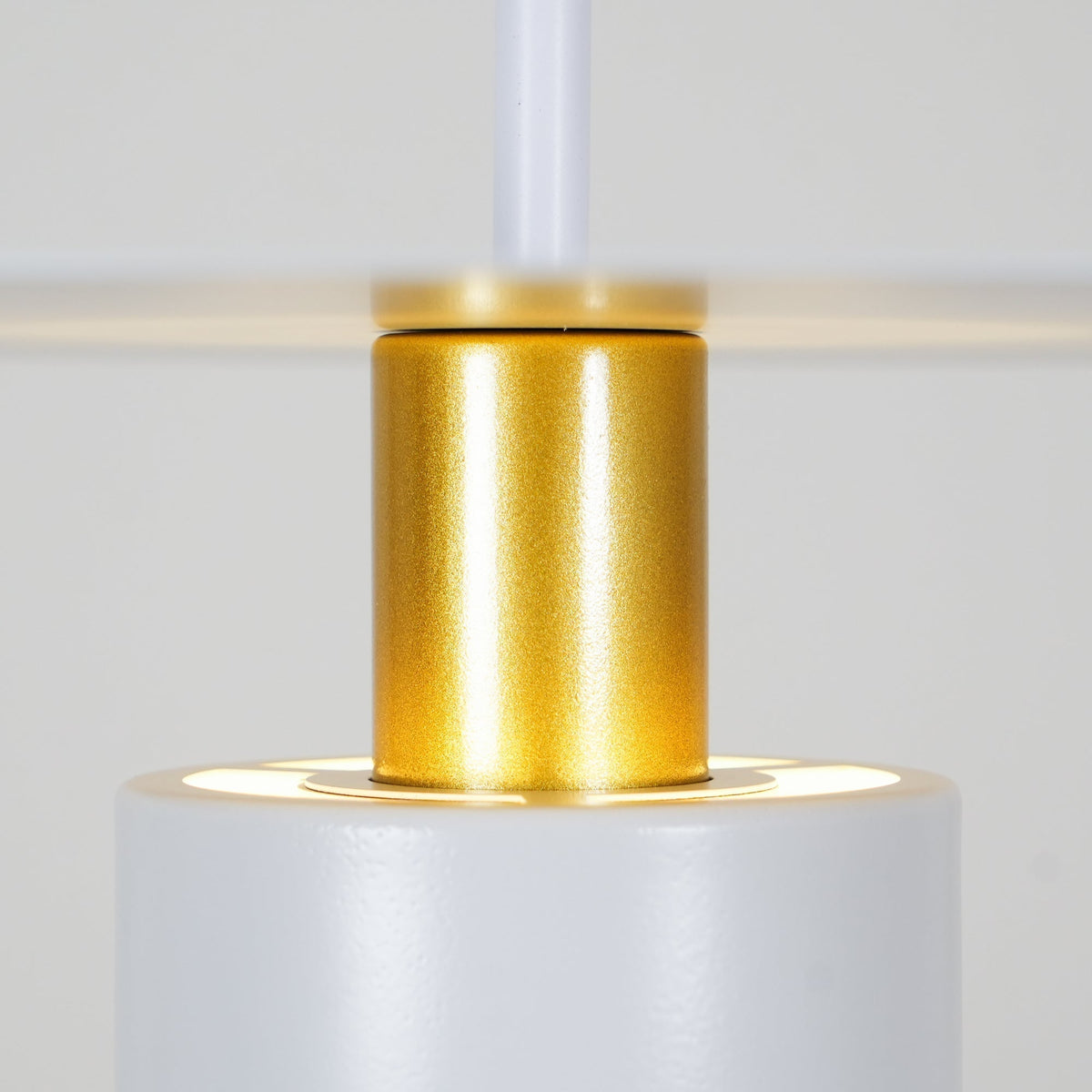 Darella Lampe suspendue cylindrique à disque industriel