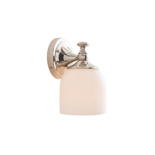 Lumen Sconce Mural Moderne Minimaliste à Bras Courts en Chrome Métal Verre-Luire