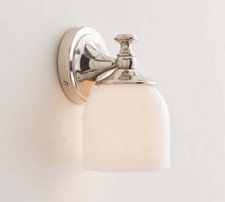 Lumen Sconce Mural Moderne Minimaliste à Bras Courts en Chrome Métal Verre-Luire