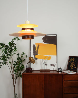 Nymera Suspension Bois Acier-Luire