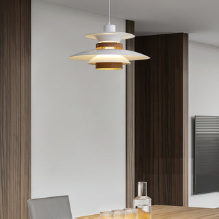 Nymera Suspension Bois Acier-Luire