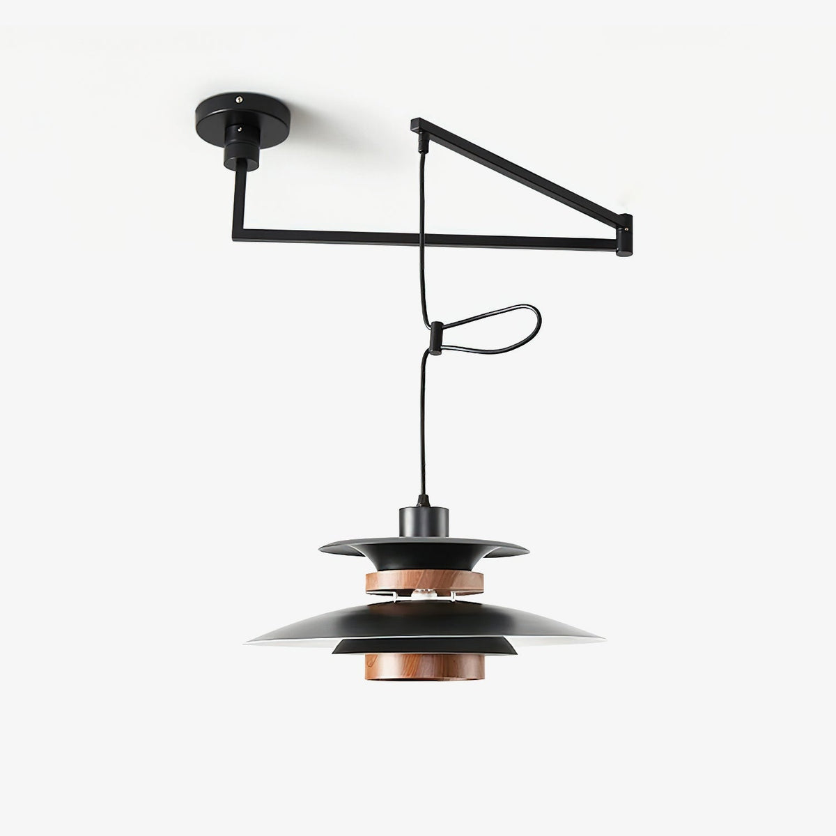 Virelith Suspension Industrielle en Acier et Bois