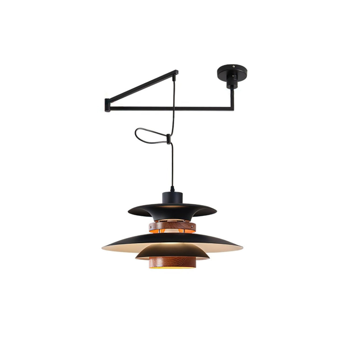 Virelith Suspension Industrielle en Acier et Bois